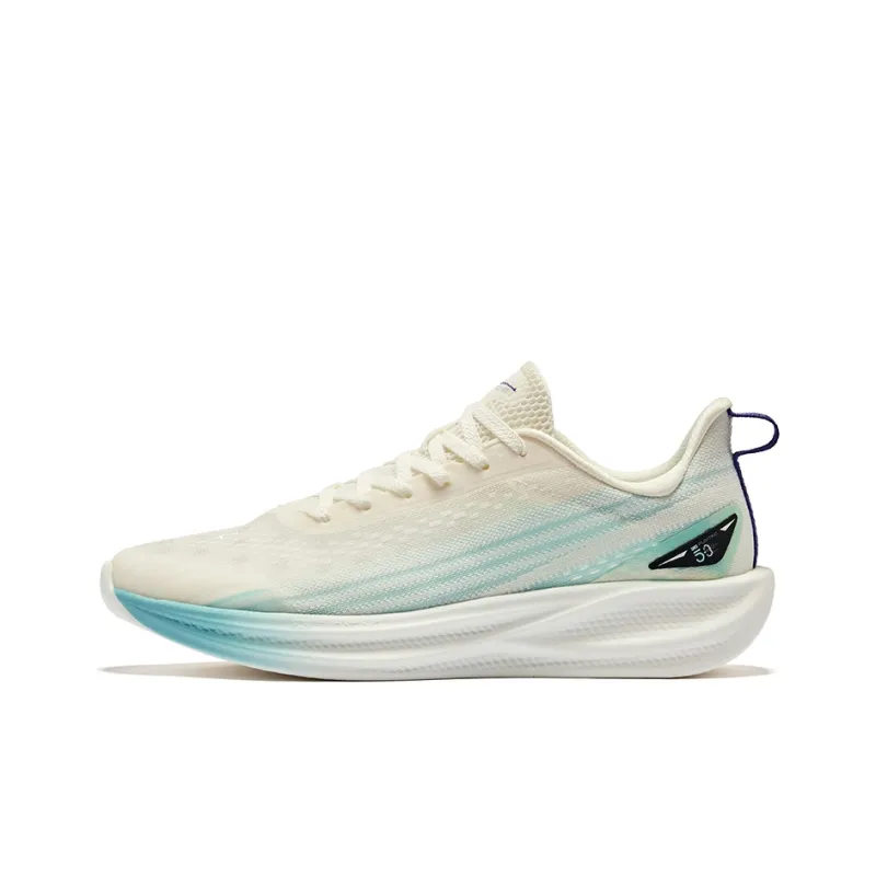 Erke Water Drift 5.0 Cushioning, Wear Resistant Low Top Sprint Running Shoes Men's Microcrystal White Saint Nice Blue-0