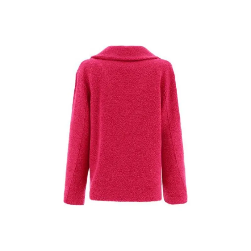 HARRIS WHARF LONDON Double breasted Fleece Jacket-1