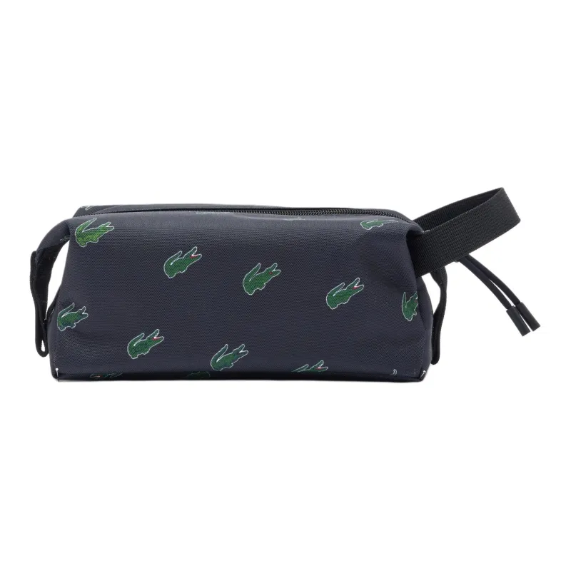 LACOSTE Polyester Toiletry Bag Regular Unisex Blue-2