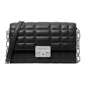 MICHAEL KORS Leather Crossbody Bag, Shoulder Bag Women's Black