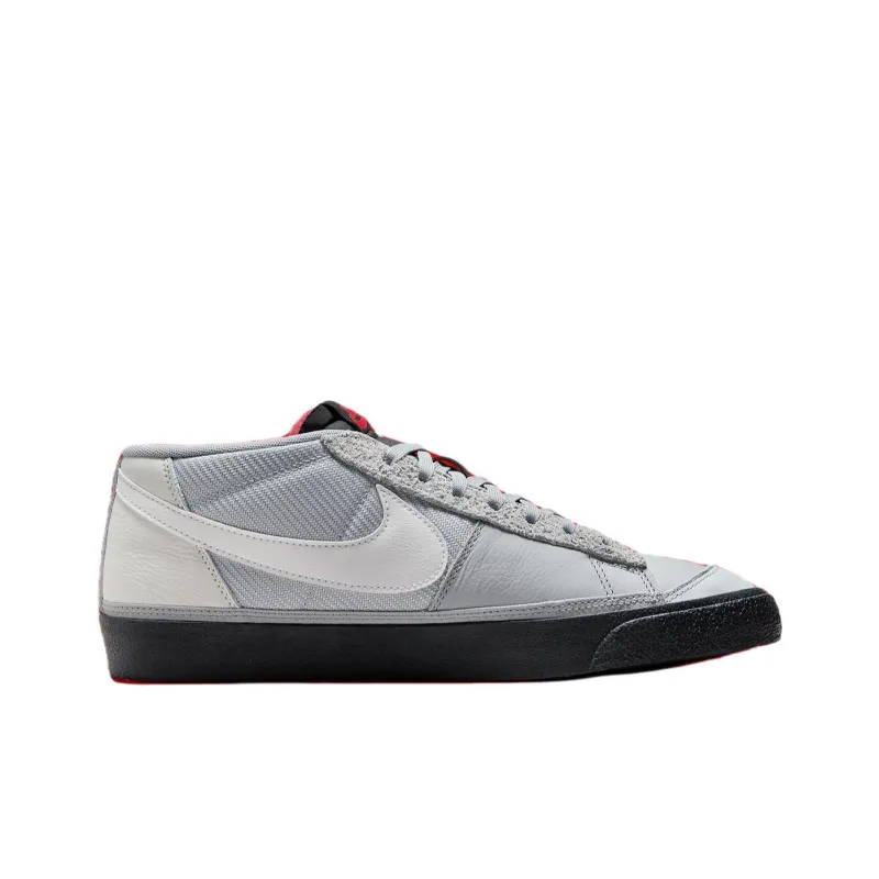 Nike Blazer Low Pro Club 'Wolf Grey University Red'-1