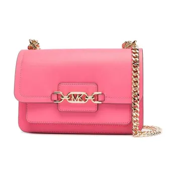 MICHAEL KORS Leather Crossbody Bag Shoulder Bag Large Size Women's Blush Pink Red