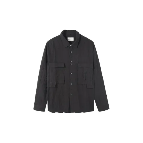 RIVER STONE Shirts Men Iron Gray