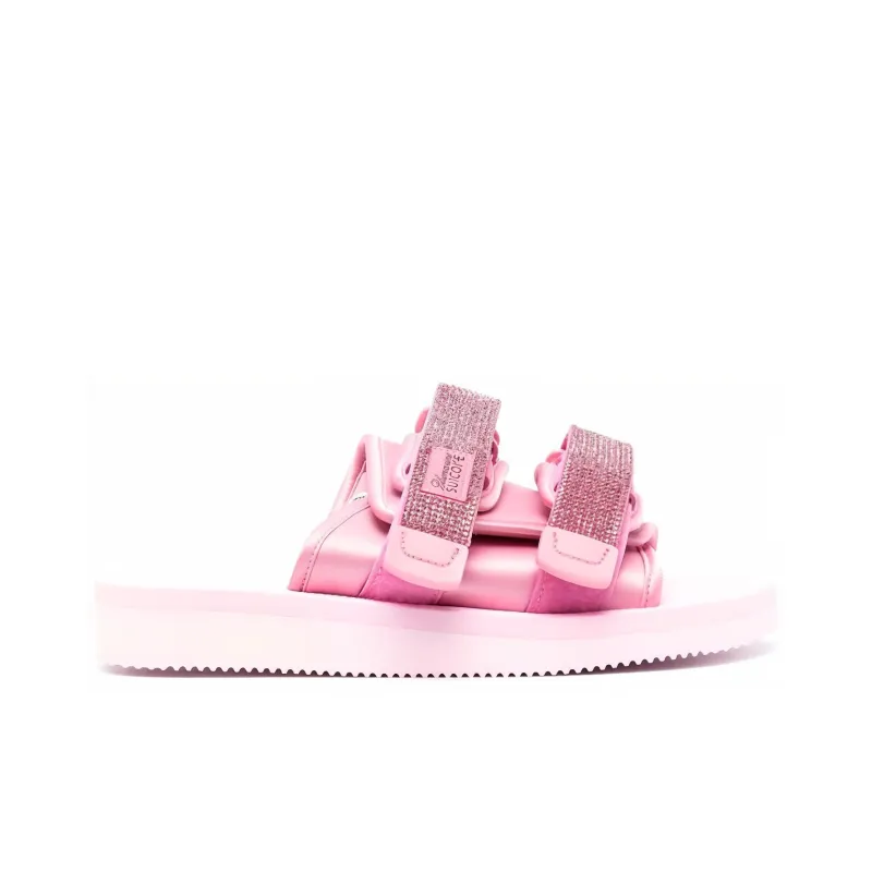 Blumarine X Suicoke Rhinestone-embellished Slides-1