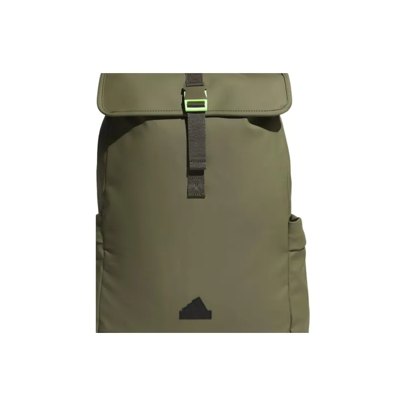 Adidas Polyurethane Artificial Leather Bonded Backpack Regular Unisex Army Green-4