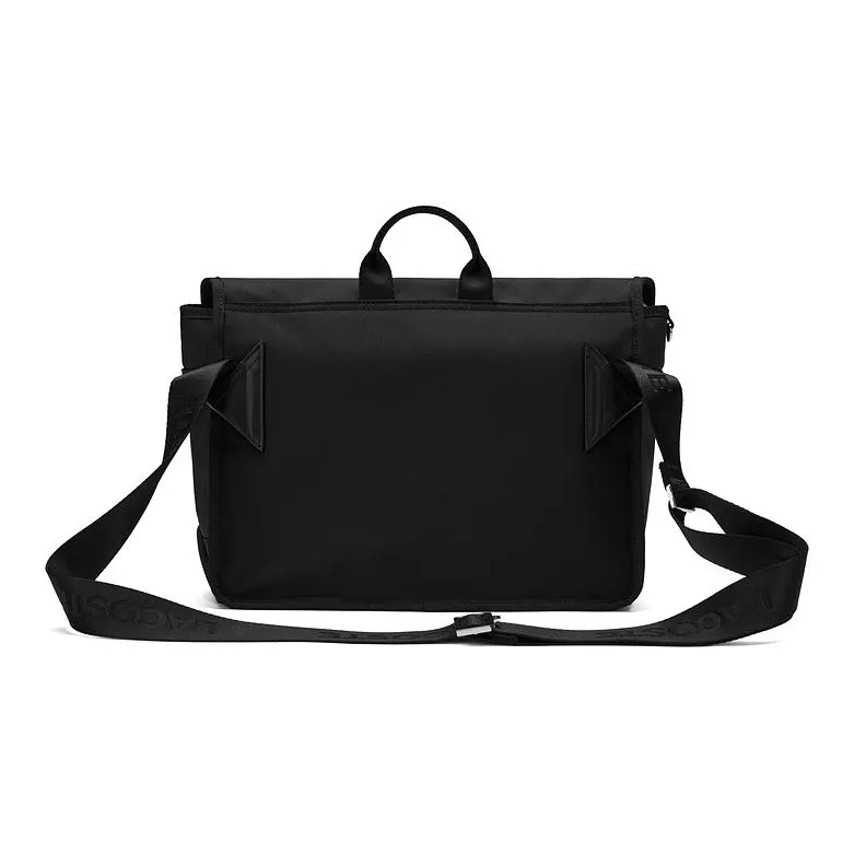 LACOSTE Fabric Shoulder Bag Crossbody Bag Handbag Regular Men's Black-2