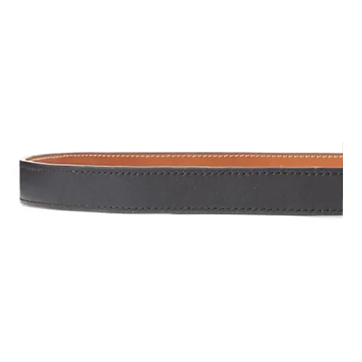 Polo Ralph Lauren Signature Logo Buckle Smooth Buckle Leather Belts Women's Black/Brown Width: 2cm-2