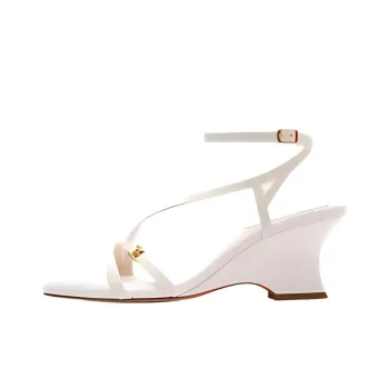 COACH Cait One Strap Sandals 6.5cm Women's White