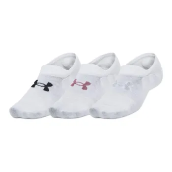 Under Armour Essential No Show Socks Unisex 3 Pack White