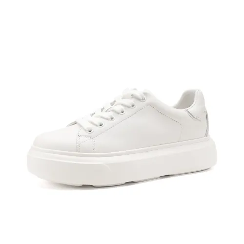 D:FUSE SCANDINAVIA Skateboard Shoes Women's Low-Top Off White