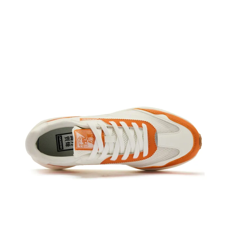 QIAODAN White 2.0 Breathable Mesh Cushioned Anti-Slip And Wear-Resistant Lightweight Low-Top Casual Shoes Men's Ivory-3