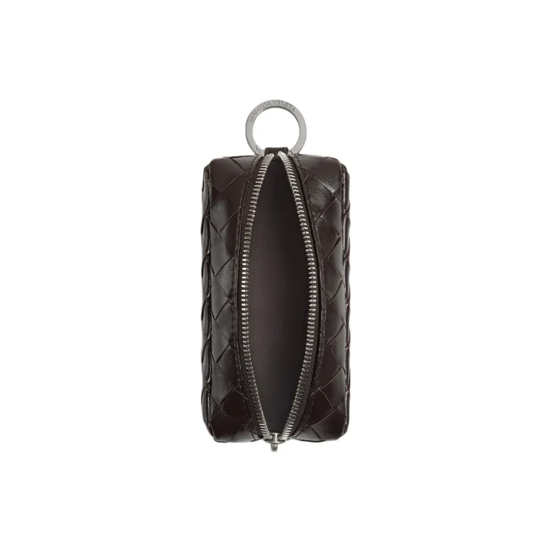 Bottega Veneta Cow Leather Clutch Trumpets Men's Chocolate Brown-2