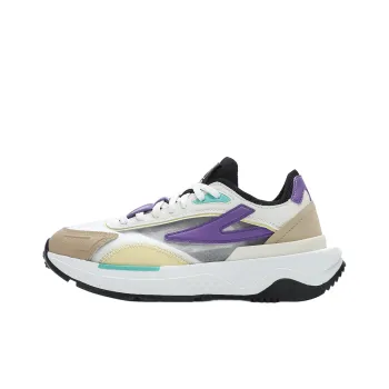 FILA PIONIERE Cushioned Slip Resistant Low Top Casual Running Shoes Women's Beige Yellow