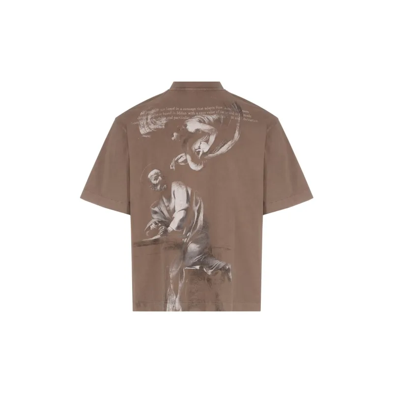 OFF WHITE S. Matthew Skate Cotton T shirt-1