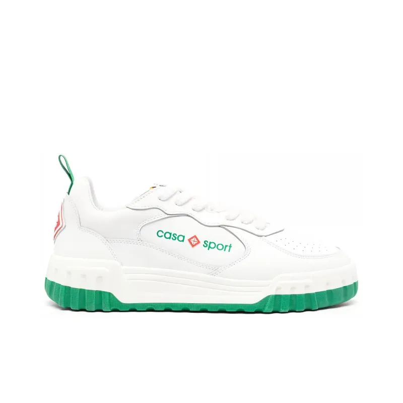 CASABLANCA Tennis Court Leather Sneakers-1