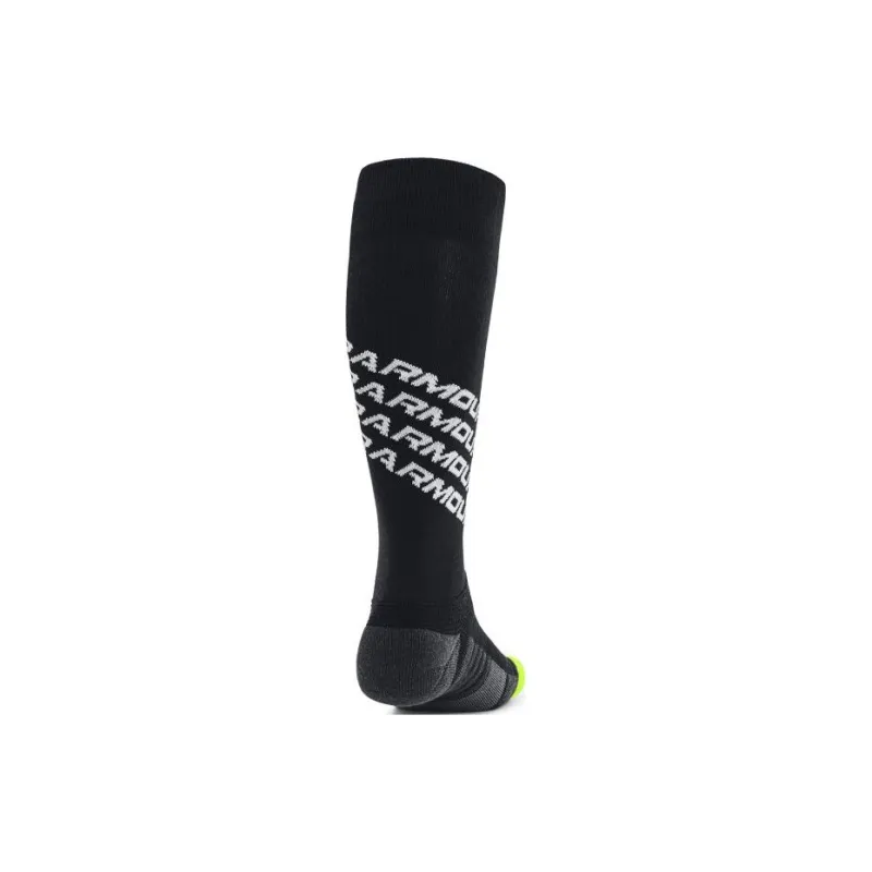 Under Armour High Rise Knee High Socks Men's 1 Pack Black-1