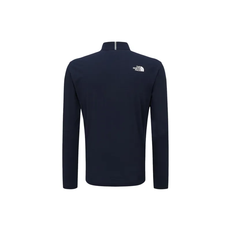 THE NORTH FACE All Day Tech L/S Zip Tee T Shirt Men's Marine Blue-1