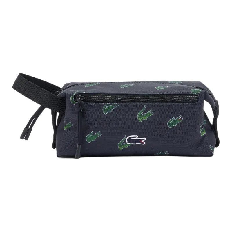 LACOSTE Polyester Toiletry Bag Regular Unisex Blue-0