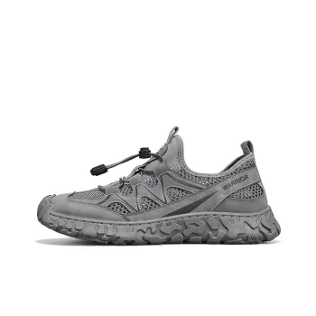 Warrior Slip Resistant, Waterproof, And Breathable Low Top Universality Men's Dark Gray