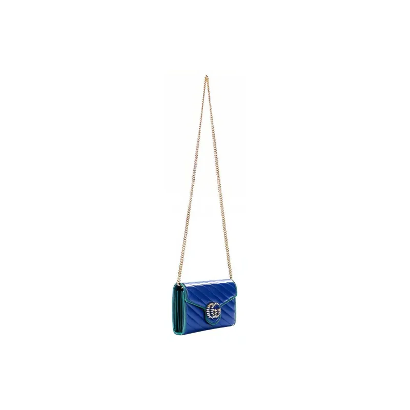 GUCCI GG Marmont Quilted Leather Wallet, Crossbody Bag, Shoulder Bag Women's-1