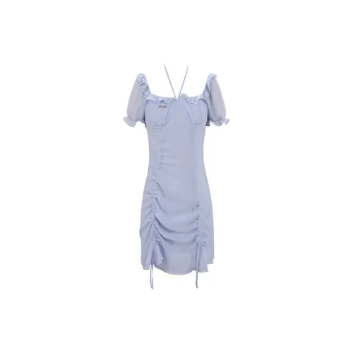 UNIFREE Short-Sleeved Dresses Women's Blue