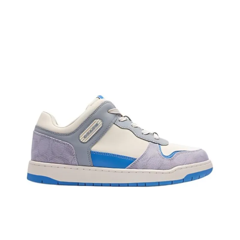 COACH C201 Low Top Skateboard Shoes Women's Gray-1