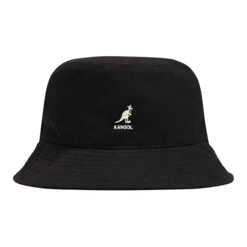 KANGOL Cotton Bucket Hats Unisex Black-0
