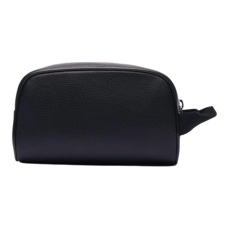 LACOSTE Polyurethane Makeup Bag Men's Black-2