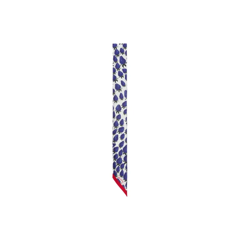Burberry Silk Scarves Women's Blue-1