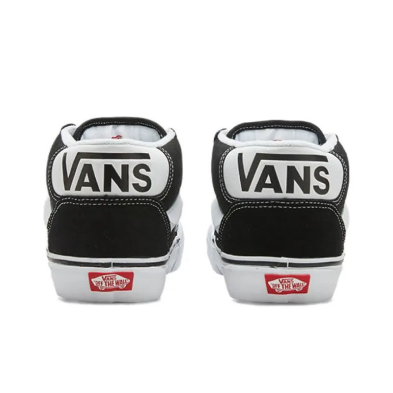 Vans Knu Mid Black True White-3
