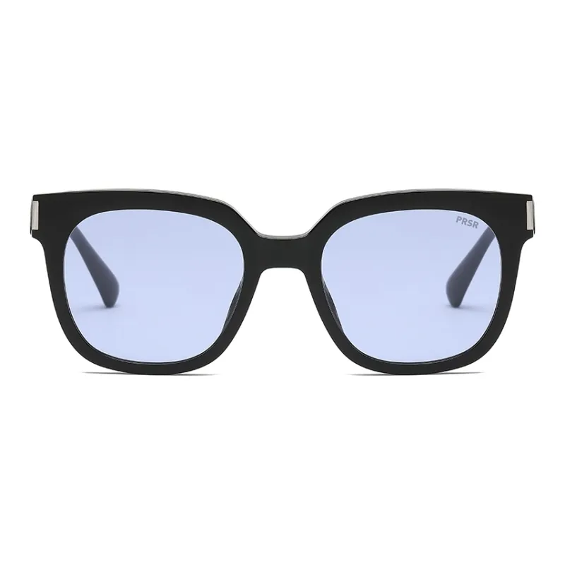 Prsr Plate And Metal Round Sunglasses Unisex-4