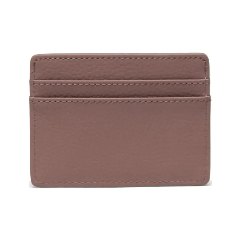 Herschel Vegan Leather Card Holder Unisex Gray Rose-2