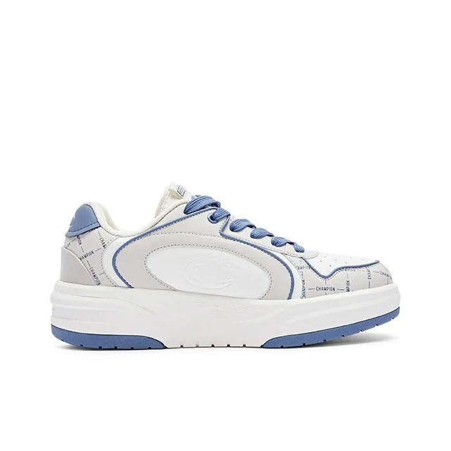 Champion Cushioning Lightweight Skateboard Shoes Men's Light Gray-1