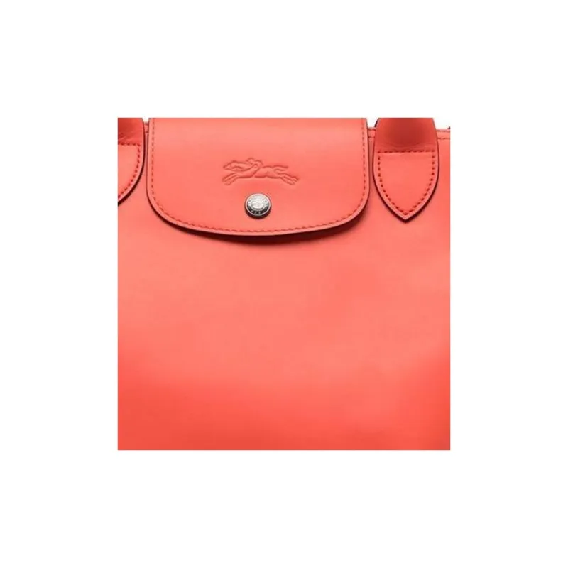 LONGCHAMP Cow Leather One Shoulder Handbag Trumpets Women's Orange-1