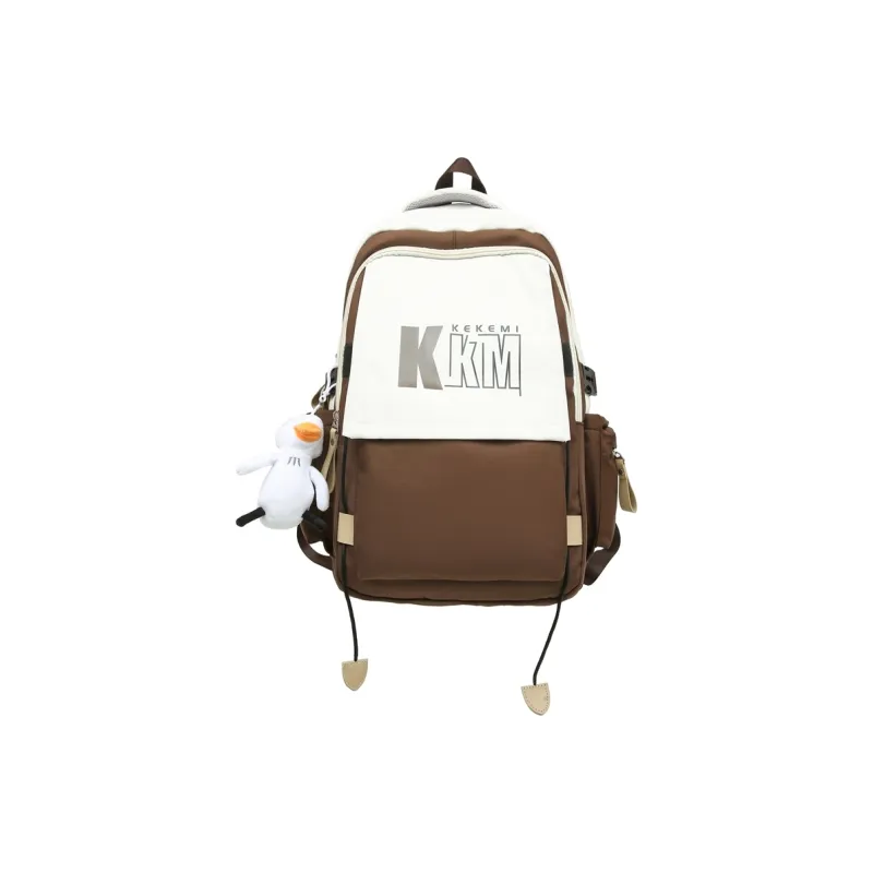 Travel Nylon Backpack Unisex Black+Flying Duck/Blue+Flying Duck/Brown+Flying Duck/Green+Flying Duck/Red+Flying Duck-2