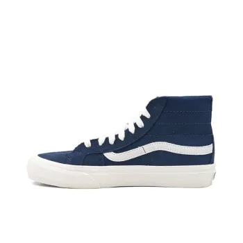 Vans SK8 Wear resistant And Lightweight High Top Canvas Shoes Unisex Blue
