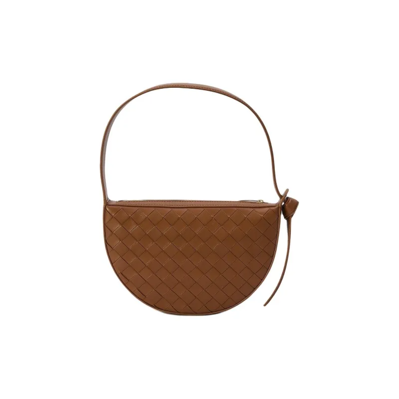 Bottega Veneta Lambskin Handbag, Shoulder Bag Women's Tan-2