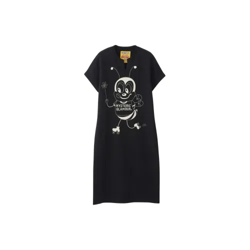 HYSTERIC GLAMOUR Short-Sleeved Dresses Women's Black