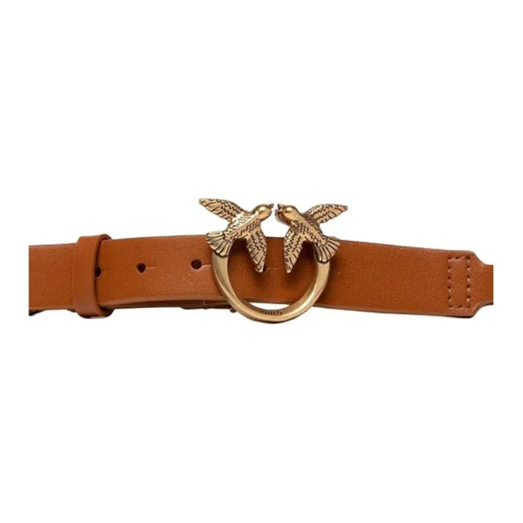 PINKO Love Birds Leather Belt-2