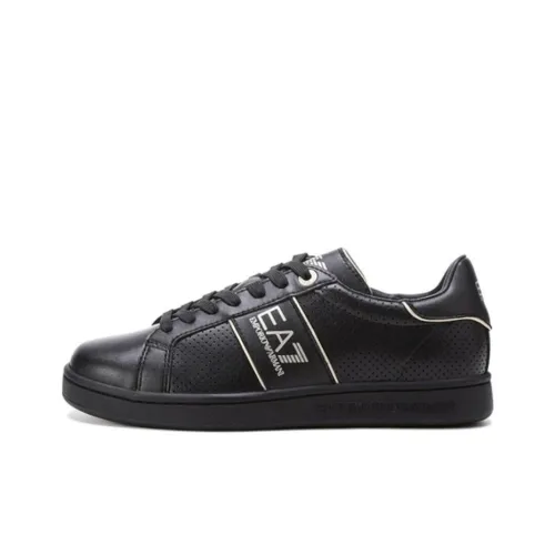 Ea7 EMPORIO ARMANI Leather Low-top Sneakers