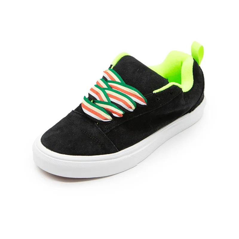 SUPSTORM Skateboard Shoes Unisex Low Top Black-3