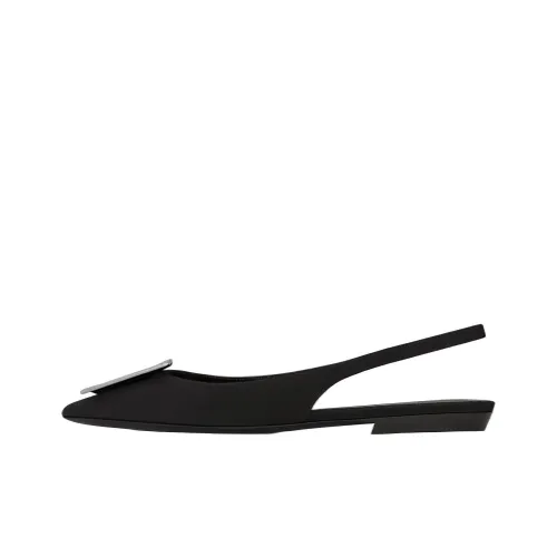 SAINT LAURENT Maxine Slingback Ballerina Shoes