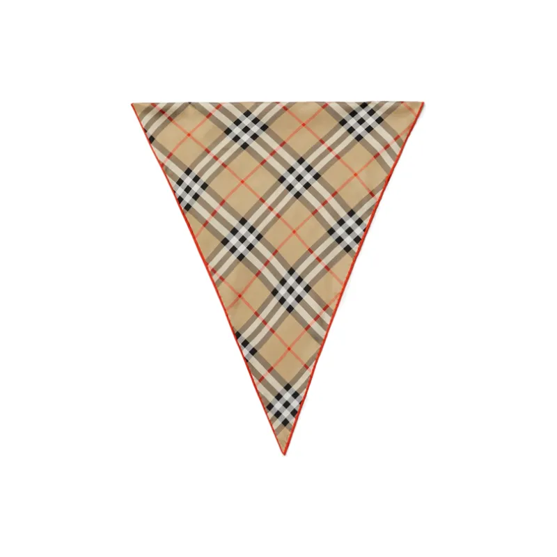 Burberry Check Silk Scarf-1