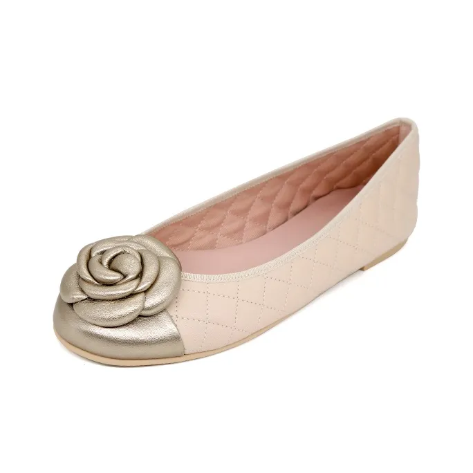 PrettyBallerinas Casual Single Shoes Women's Pink Gold-1