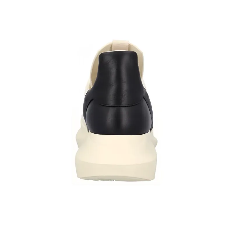 RICK OWENS Geth Runner Lpovy Milk Black Milk-5