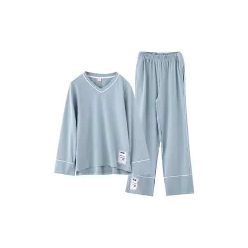 Dorame Pajama Set Women's Green Gray