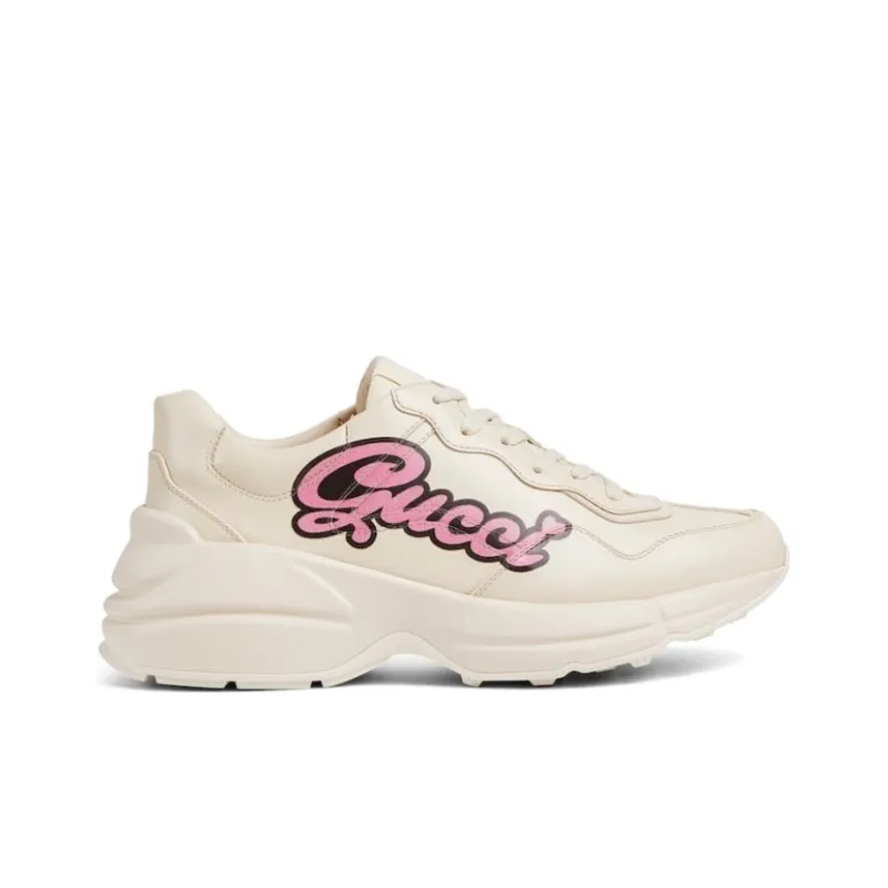 GUCCI Low Top Casual Shoes Women's Beige-1