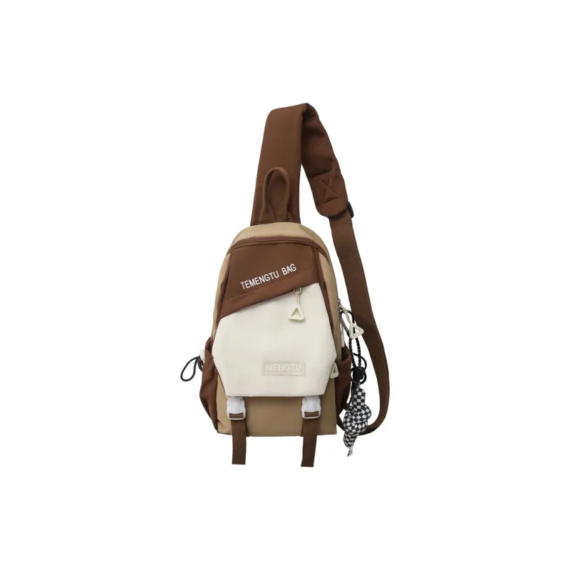 NIGEER Nylon Sling Bag Backpack Shoulder Bag Crossbody Bag Regular Unisex Black/Khaki/Pink/Red-11