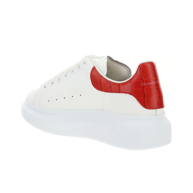 Alexander McQueen Oversized Sneaker 'White Red'-4