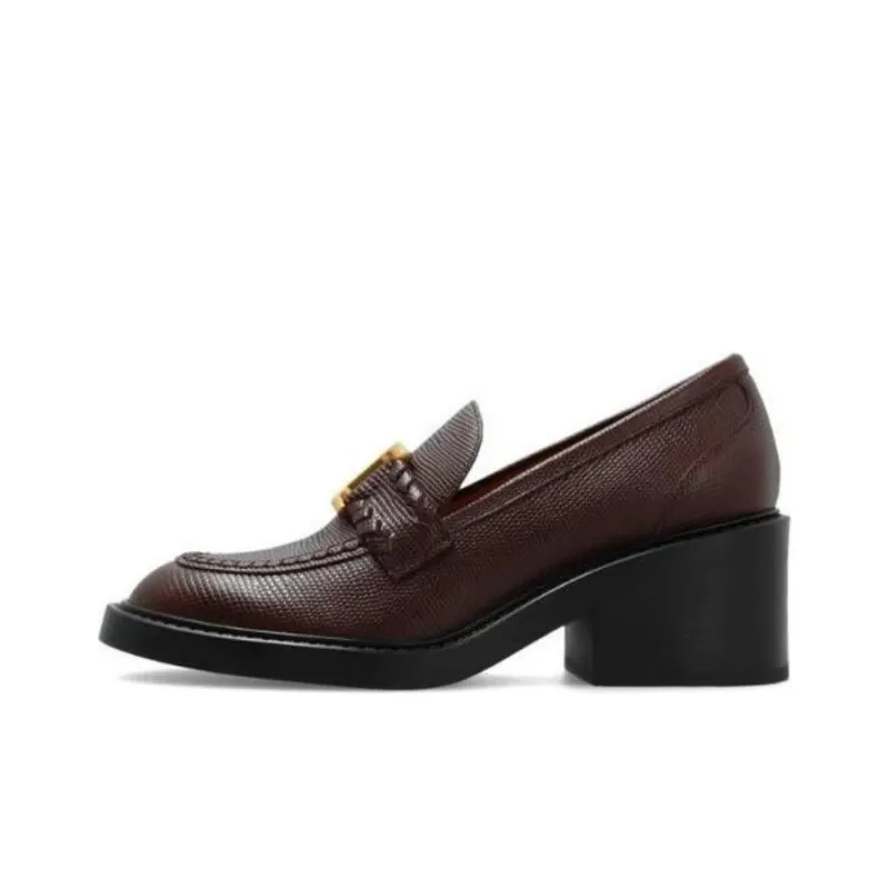 Chloé Marcie 60mm Leather Loafers Women's-0